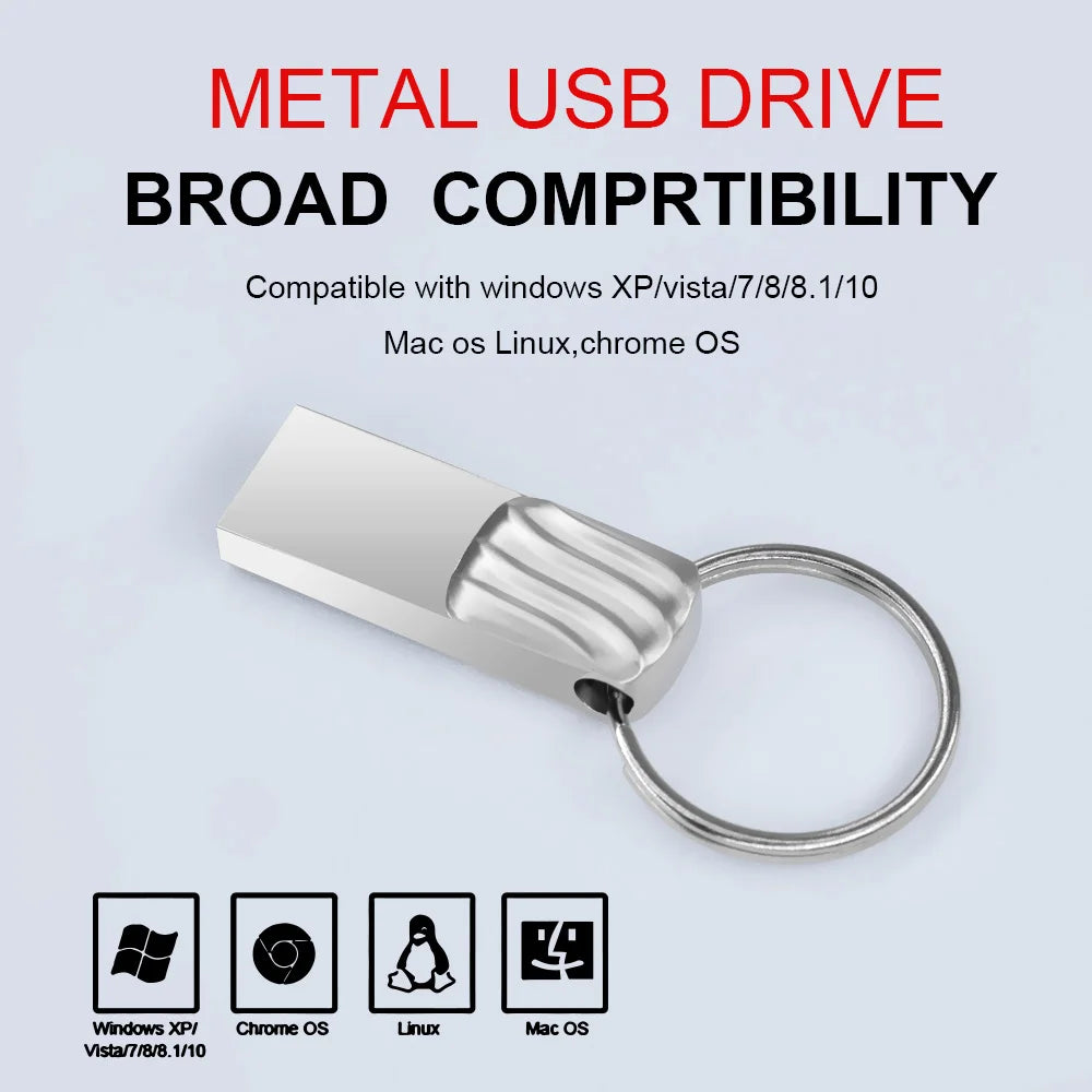 Zsuit 10pcs Usb Flash Drive 4G 8G Pen Drives 3.0 Waterproof Metal Pendrive 16GB Memory Stick Free Logo Cel Usb type-c U Disk Zpaxo