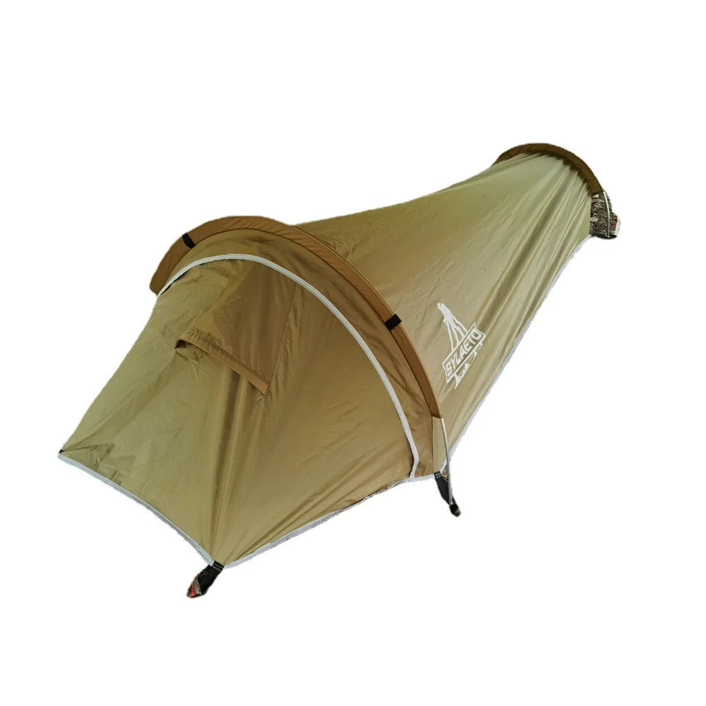Ultra Light Single Person Camping Small Sleeping Bag Outdoor Portable Tent Mountaineering Equipment Summer Breathable Zpaxo
