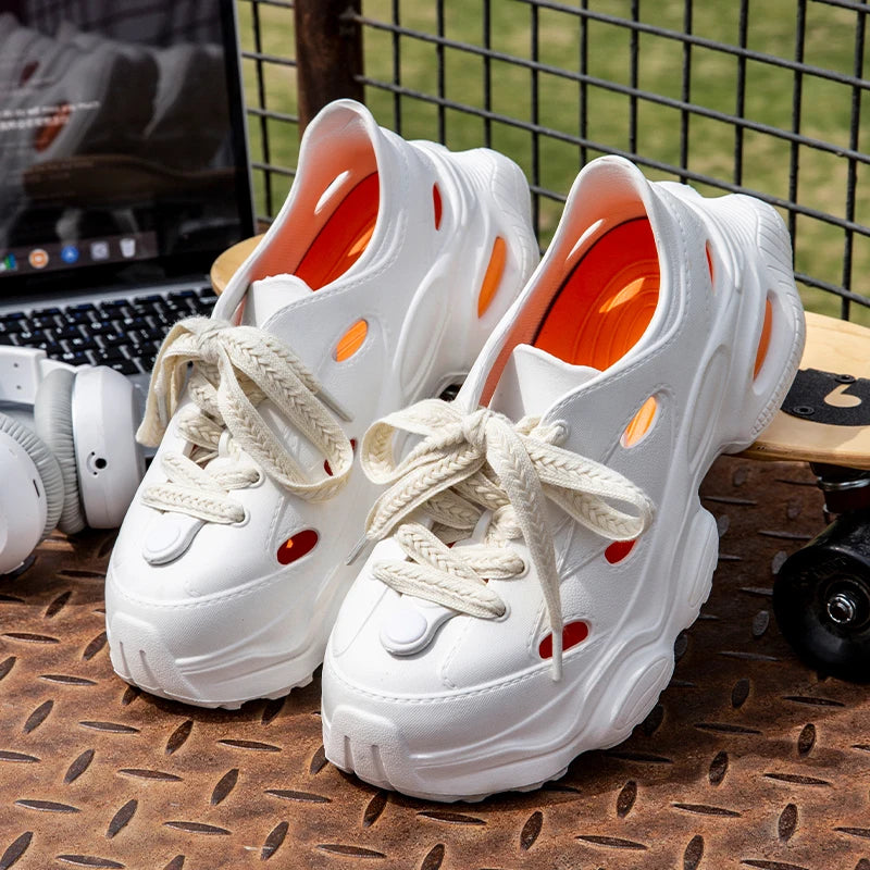 Summer EVA Thick Sole Clogs Non Slip Cloud Feel Breathable Sandals