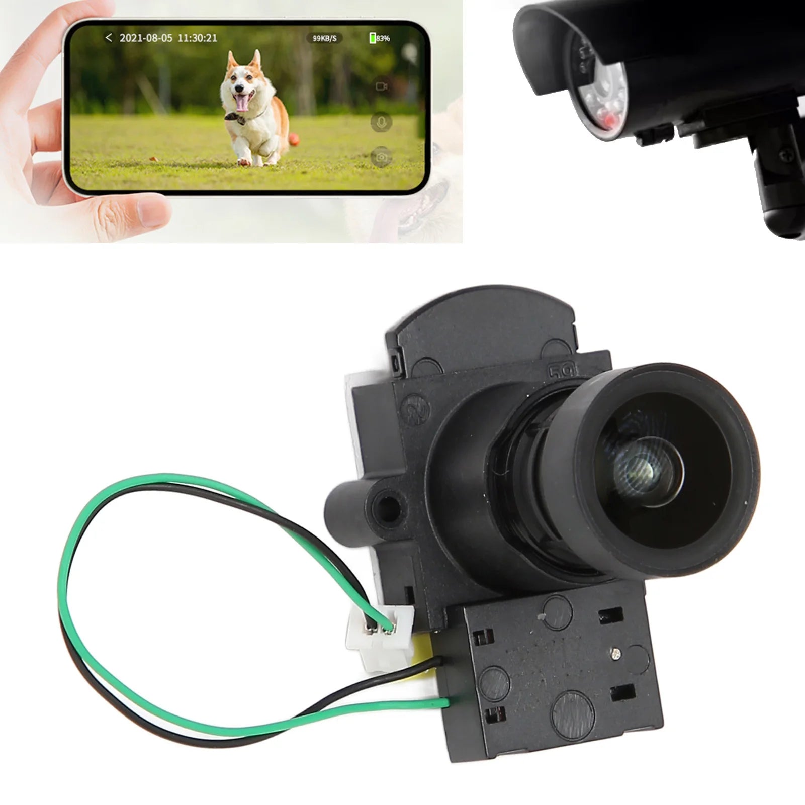CCTV Camera Lens Fixed Focus 8MP Full Warm Light Security