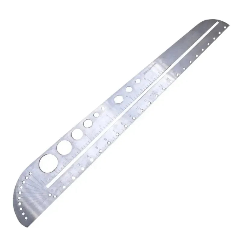 Stainless Steel Angle Ruler – Kawaii Geometry Drawing Tool Geometry Drawing Ruler Zpaxo