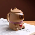 Ceramic Capybara Mug – Cute Cartoon Coffee & Milk Cup 400ml Ceramic Novelty Mug Zpaxo 400ml