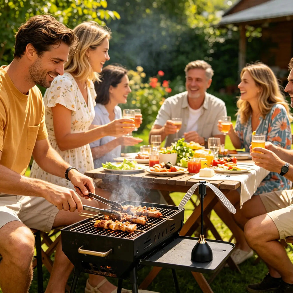 Food Fans To Keep Fly Away Electric Battery Powered Portable Drive Table Fans To Keep Fly Away For Picnic Backyard Camping Party Zpaxo