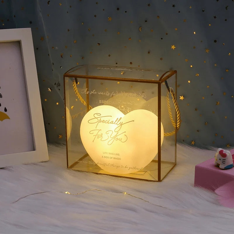 Love Heart LED 3D Night Light – Romantic Lamp for Home Decor LED Night Light Zpaxo