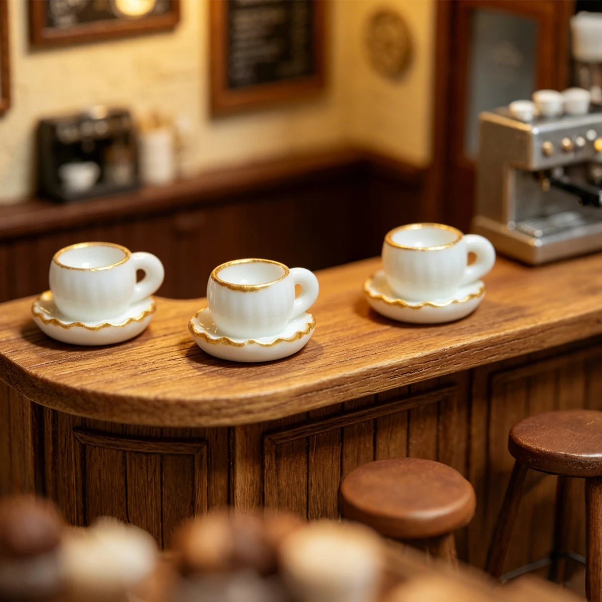 1:12 Scale Resin Miniature Coffee Cup – Dollhouse Decor