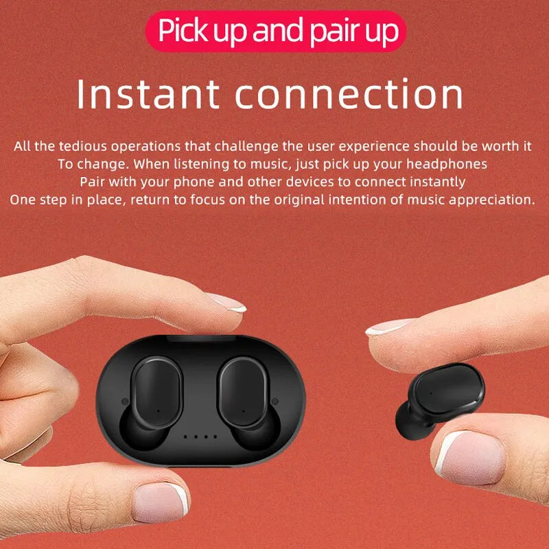 Original A6S TWS Wireless bluetooth headset 5.0 Headphones Earphone bluetooth sport in-ear Earbuds Headset With Mic for iPhone Zpaxo