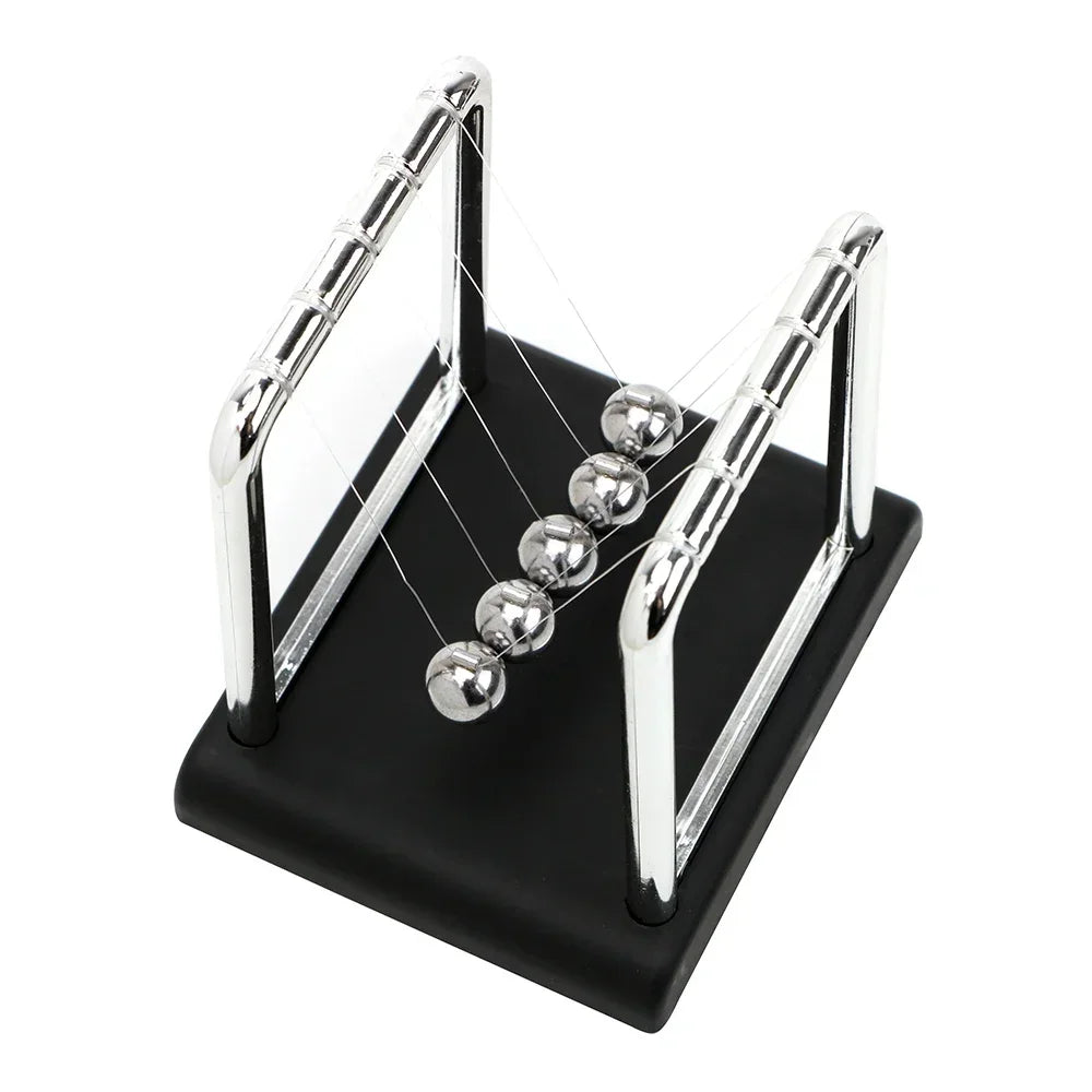 Newton's Cradle Steel Balance Ball – Physics Desk Decor Newton's Cradle Toy Zpaxo 02
