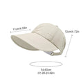 UV Wide Brim Sun Hat – Foldable, Adjustable & Breathable Wide Brim Sun Hat Zpaxo Beige