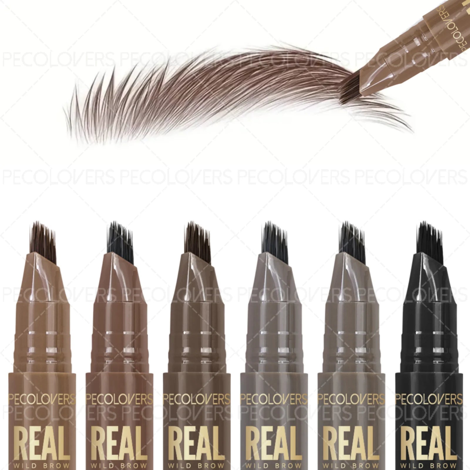 Liquid Eyebrow Pencil Multi-function Hairline Filling Ideal Holiday Zpaxo