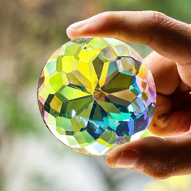 30mm Crystal Prism Suncatcher – Rainbow Maker Home Decor