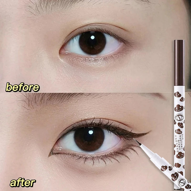 Lying Silkworm Liquid Eyeliner Pen Waterproof Big Eyes Makeup