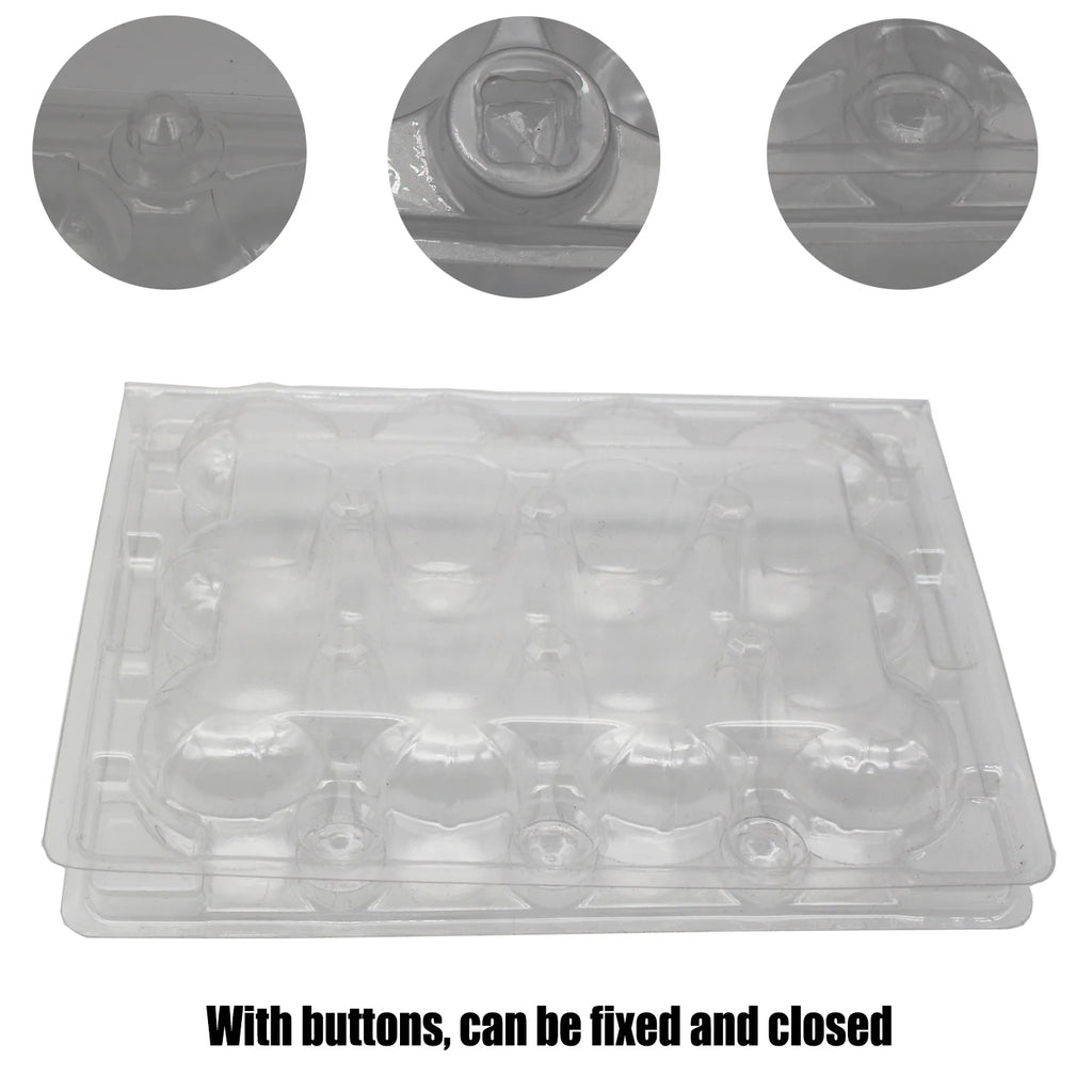 12 18 Hole Quail Egg Trays Thick Compression Resistant Buckle Folding