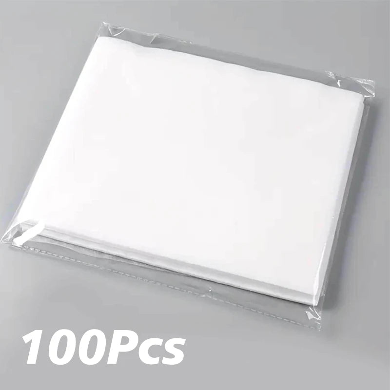 100/200Pcs Disposable Nail Art Vacuum Dust Collector Non-Woven Filter Paper Manicure Machine Dust Filter Paper Cleaning Tools Zpaxo 100Pcs-White