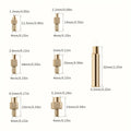 Heat Insert Nut Iron Tip M2 M3 M4 M5 M6 M8 Brass Thread Embedded