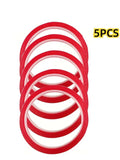 5-Roll Red Double-Sided Tape – 8mm Heat Resistant Craft Tape Double-Sided Tape Zpaxo 5PCS