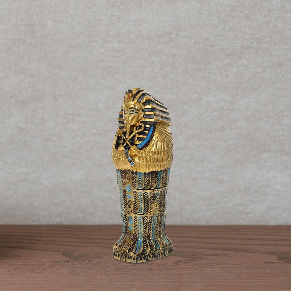 Resin Egyptian King Sculpture Art Decoration Bedroom Living Room Zpaxo