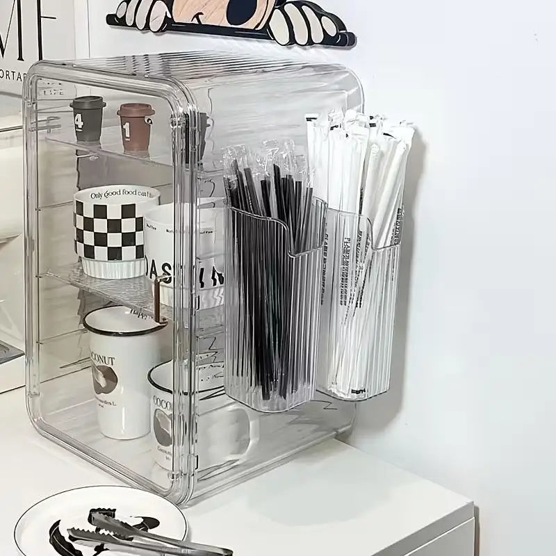 1pcs No-Drill Cabinet Door Rack – for Umbrellas, Kitchen Utensils, Stationery & Daily Necessities Zpaxo