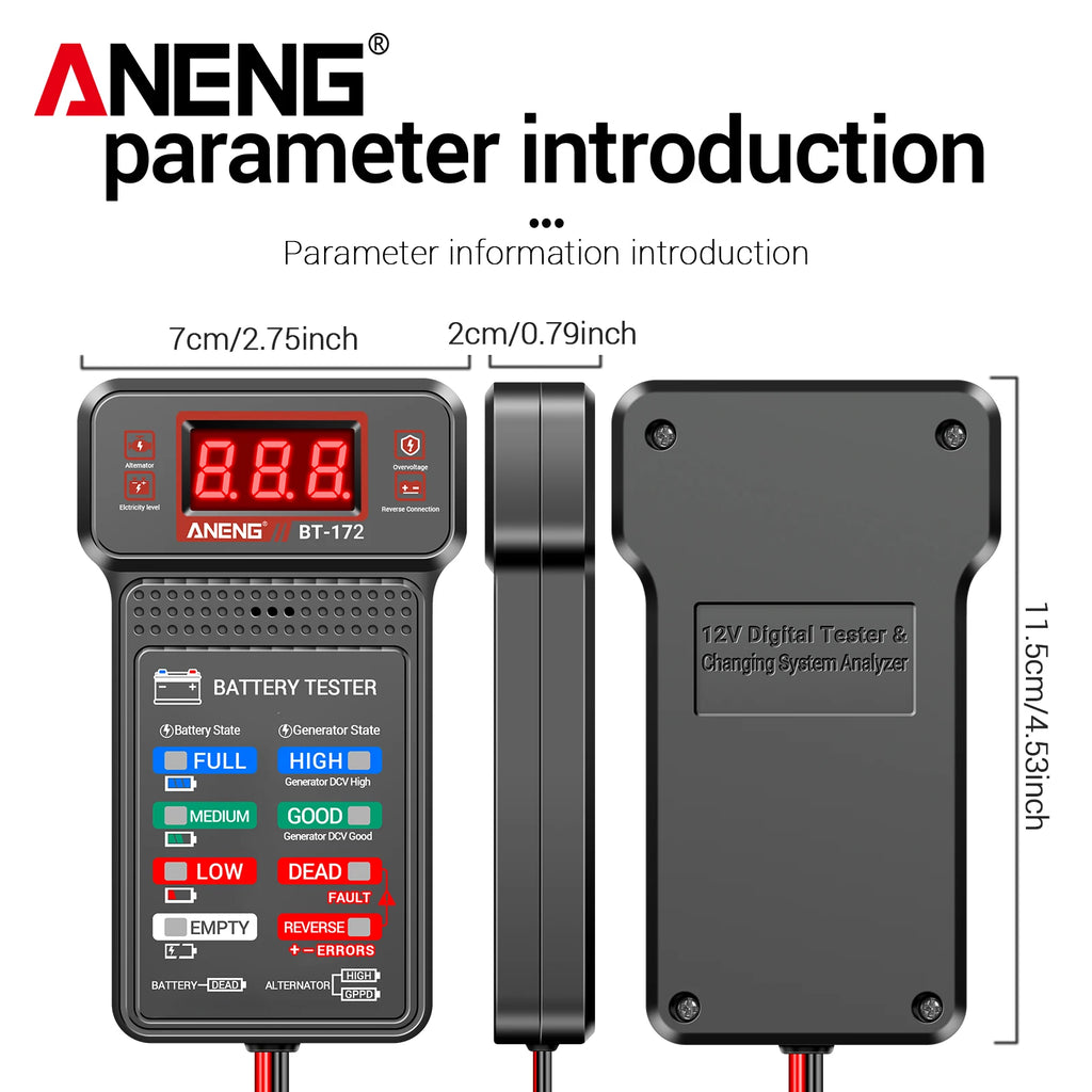 Auto Shut Off Anti Burn Safety Voltage Current Meter Easy Operation
