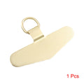 Universal Phone Lanyard Gasket Patch Stainless Steel Durable Mobile Phone Rope Accessories Metal Card Clip Strap Hang Cord Tabs Zpaxo 1PCS-Gold