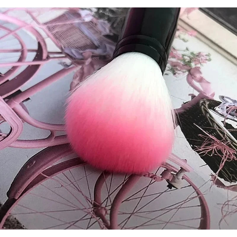 Double-end Blusher Brush Rose Red Professional Makeup Blush Cream