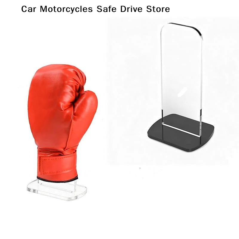 CM1PC Clear Acrylic Boxing Gloves Display Rack Home Store Vertical