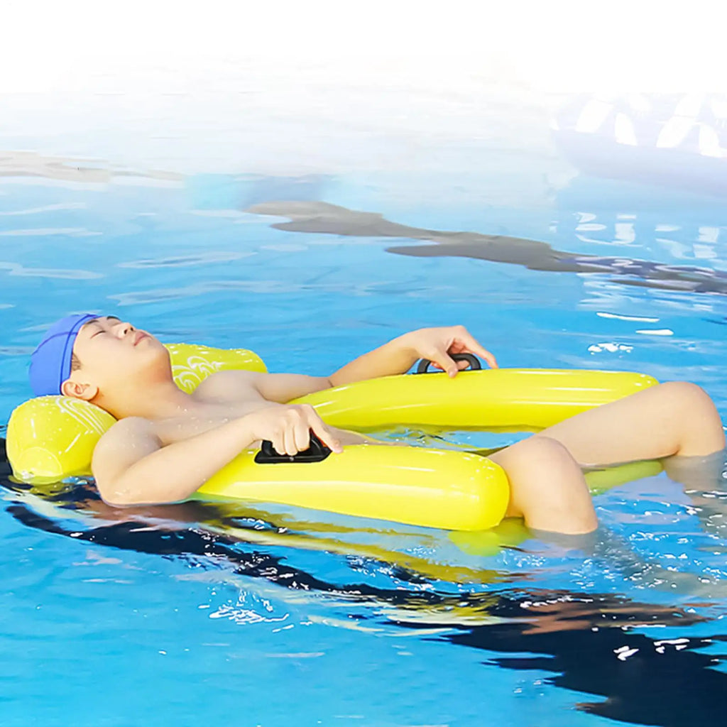 Hammock Float Multi-Purpose Inflatable Pool Floats Lounge Chair For Travel Beach River Sea Swimming Vacation Family Party Zpaxo