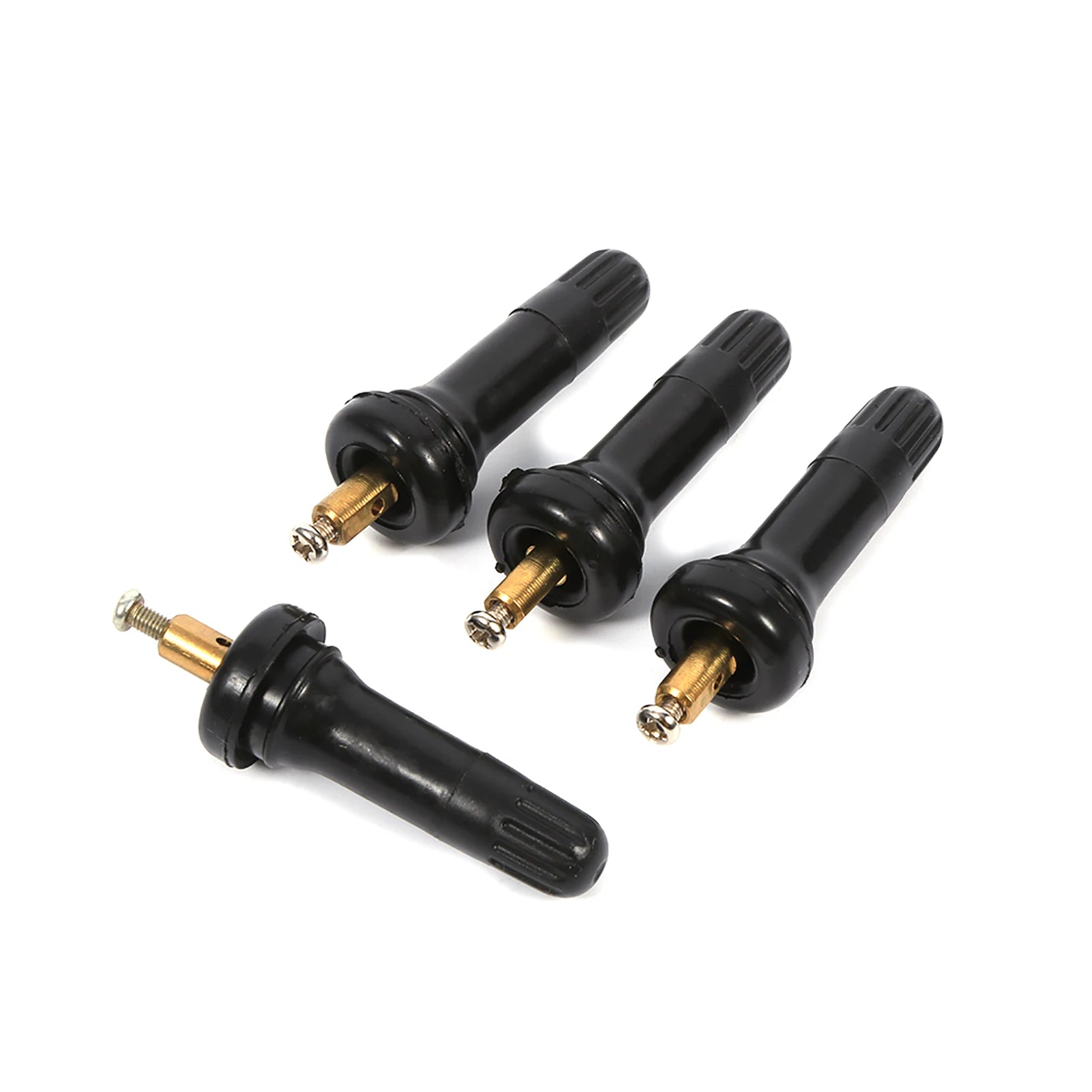Sensor Valve Stem Snap In Tire Valve Stems TPMS Tire Pressure Monitoring System Anti explosion Snap In Tire Valve Stems Zpaxo 4 pcs