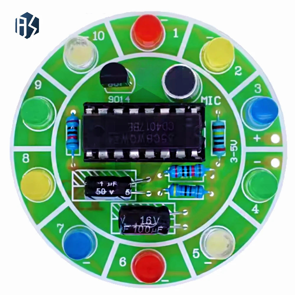 Sound Activated Rotating LED Light Module Colorful Effects Kit for Arduino & DIY Electronics Zpaxo