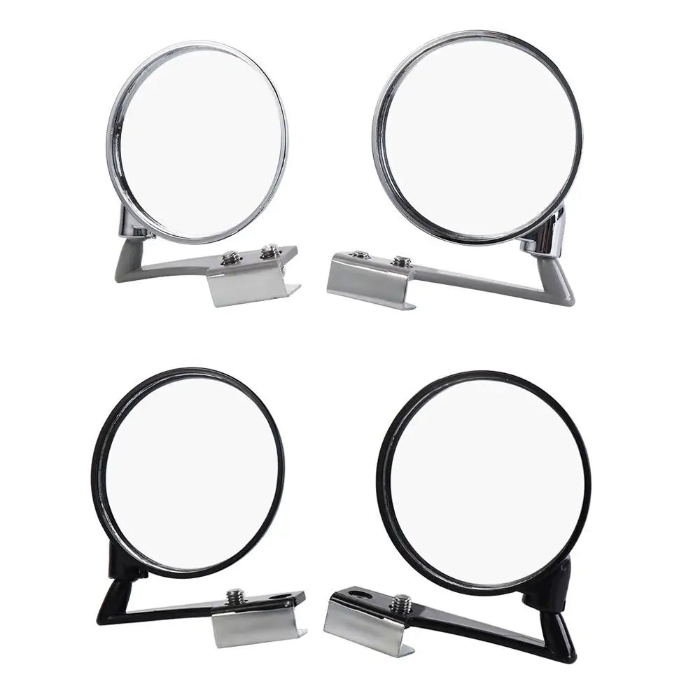 ABS Car Front Wheel Blind Zone Mirror 360 Degree Wide Angle Rotation Zpaxo