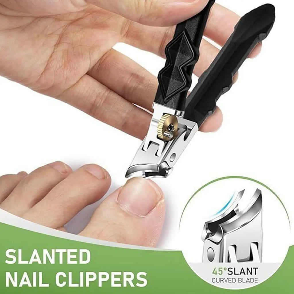 45° Slant Edge Nail Clipper – Wide Jaw Stainless Steel Trimmer Nail Clipper Trimmer Zpaxo