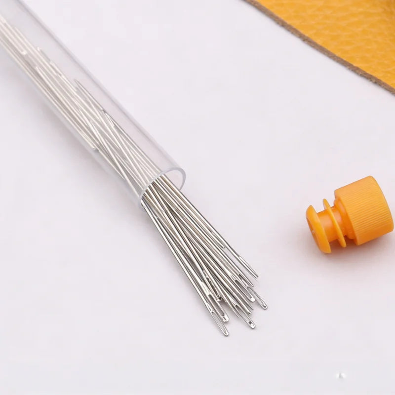 Upholstery Repair Sewing Kit Heavy Duty Sewing Kit Leather Working Tools with Awl Tools,Hand Stitching Needles,Thread Zpaxo