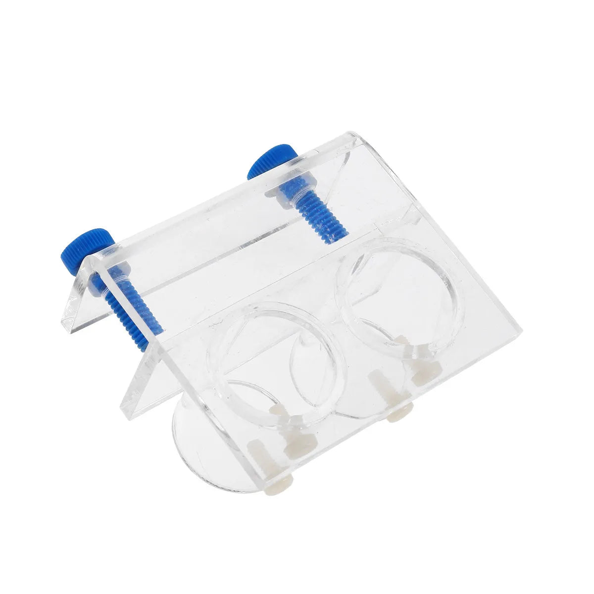 Premium Acrylic Double Ended Fish Water Pipe Flexible Fixed Support