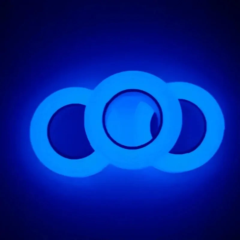 Green Glow Dark Tape Self Adhesive Luminous Fluorescent Sticker Wall Zpaxo blue 1pc G366E 1cmX3m