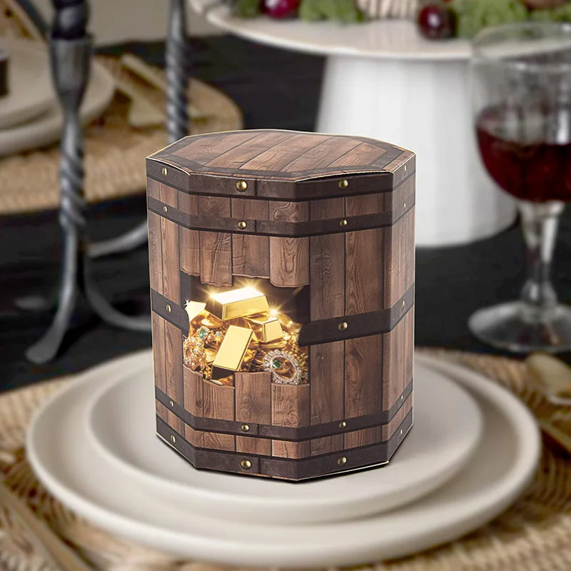 Pirate Treasure Chest Candy Box – Kids Party Favor Gift Box Party Favor Box Zpaxo