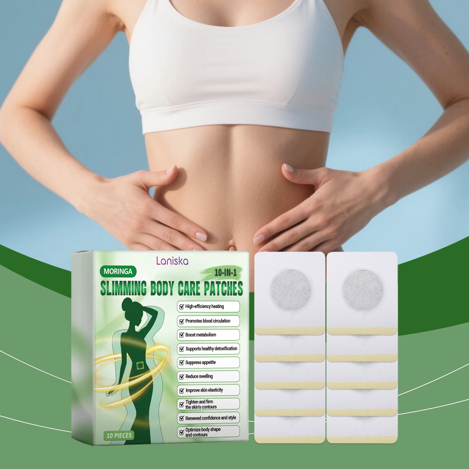 Body Care Patch - Comfortable Lightweight, Skin-Fitting, Daily Body Shaping, Lazy Convenient Wearable Care Patch Zpaxo
