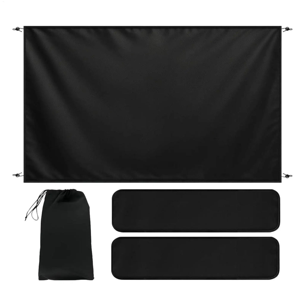 Camper Van Rear Door Shower Curtains Large Waterproof Cloth Magnetic