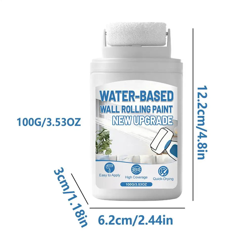 Interior Wall Repair Paint Fast Drying Rolling Touch Up Bathroom