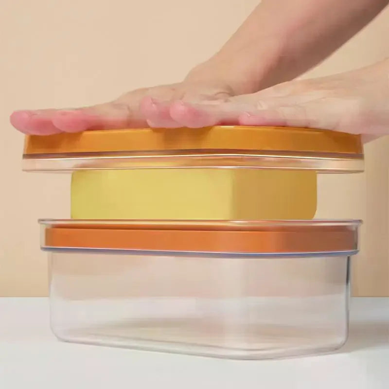 Refrigerator Butter Dish Box With Lid Slicers Case Knife Gadget Kitchen Tool Fridge Storage Lid Cutter Slicing Cheese Board Sets Zpaxo
