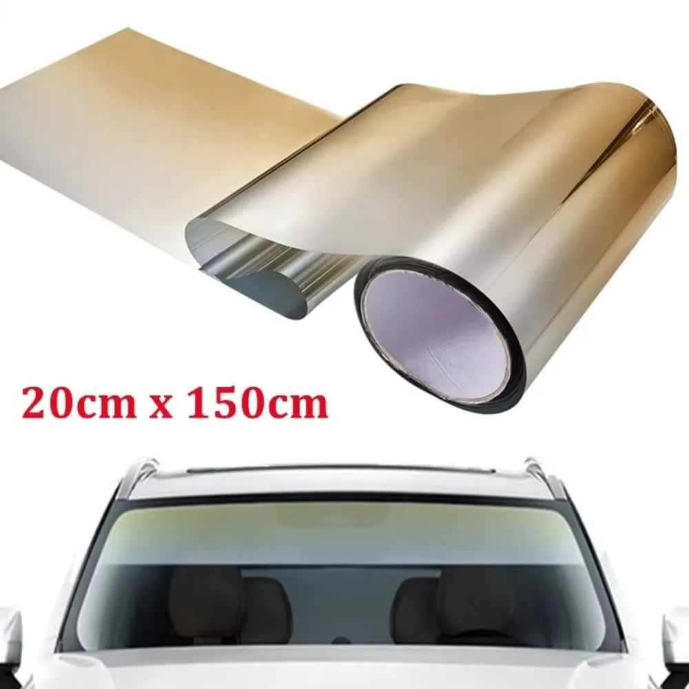 20x150cm Car Window Sun Visor Strip Gradient Colorful Heat Insulation Zpaxo