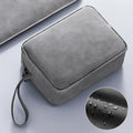 Travel Portable Storage Bag Waterproof Grease Proof Pouch Earphone Zpaxo Dark Gray