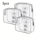 Cosmetic Pouch Clear Toiletries Bags Carry Airport Airline Compliant