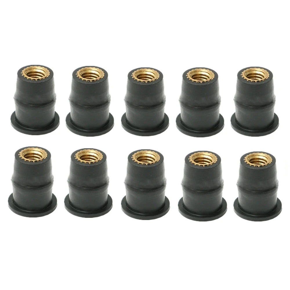Metric Wellnut Fairing Cowl Fastener Honda M4 M5 M6 Windshield Screws Zpaxo M6