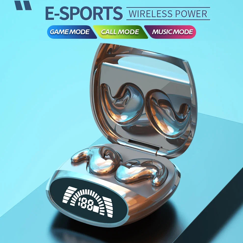 Mini Sleep Invisible Earbuds Tiny Hidden Headphones Bluetooth 5.3 Earphone Noise Cancelling Sports Stereo TWS Wireless Headsets Zpaxo