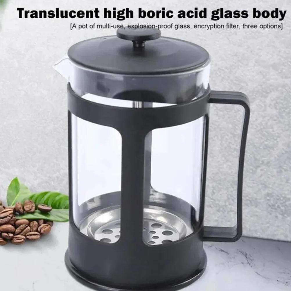 Stainless Steel Tea Coffee Brewer with Filter Heat-Resistant Anti-Rust Multifunctional with Handle Tea Maker for Making Coffee Zpaxo