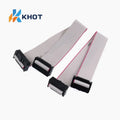 FC gray ribbon cable pressure plug 6/10/14/20/40P horn AVR connection line JTAG display screen 2.54MM Zpaxo FC-16P