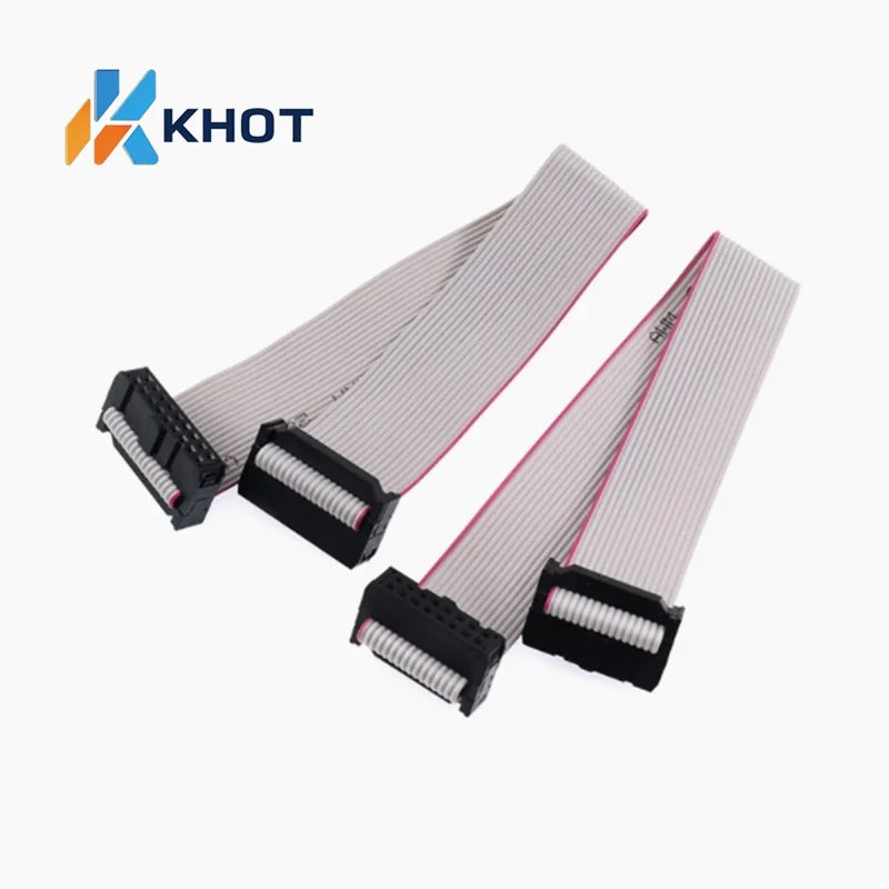 FC gray ribbon cable pressure plug 6/10/14/20/40P horn AVR connection line JTAG display screen 2.54MM Zpaxo FC-16P