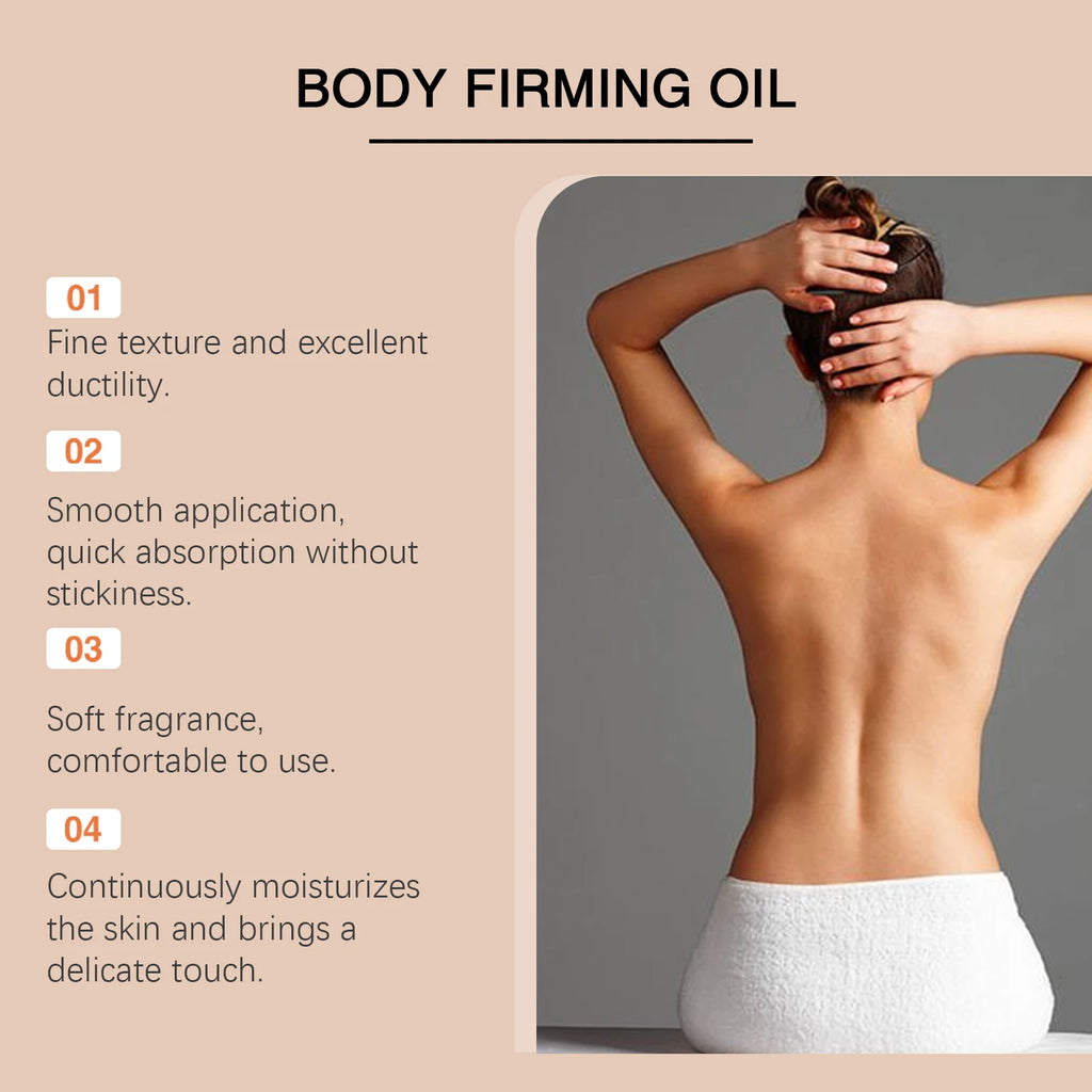 Moisturizing Anti Cellulite Firming Body Oil Sagging Skin Tightening Anti-Aging for Body Refreshing Hydrate Firming Body Oil Zpaxo