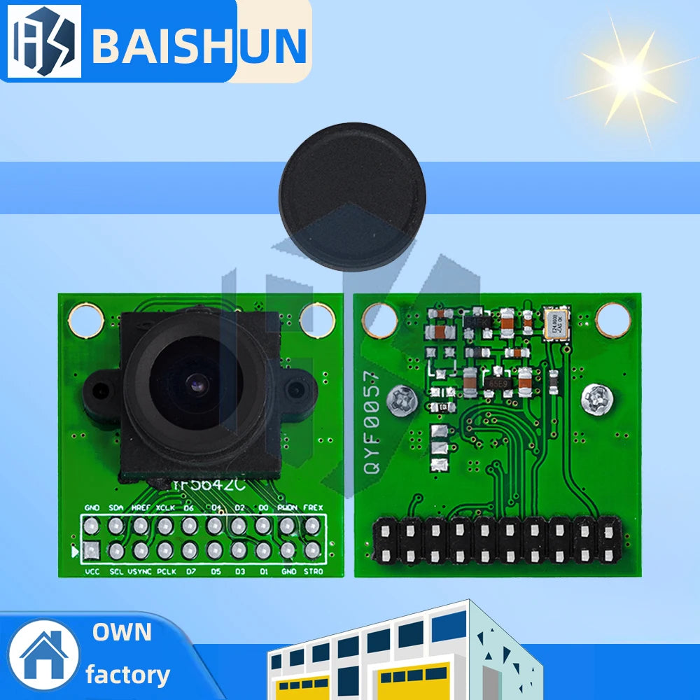 New CS5642C-V3 Camera Module (OV5642): 5MP Sensor with JPEG Interface – Development Platform Compatible Zpaxo