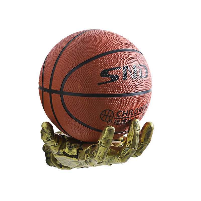 Robotic Arm Basketball Wall Mount Rack – Punk Industrial Decor Wall Display Rack Zpaxo