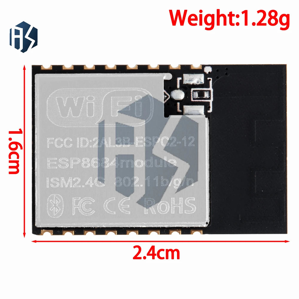 ESP32 Dual-Core WiFi Bluetooth Wireless Module - Full Series: ESP-32U/ESP32-S/ESP32-C2/ESPC2-12/ESP32-S3-N16R8 Zpaxo
